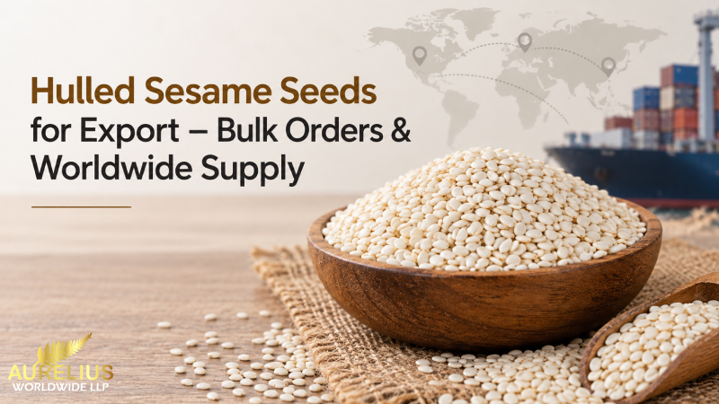 Hulled Sesame Seeds for Export – Bulk Orders & Worldwide Supply