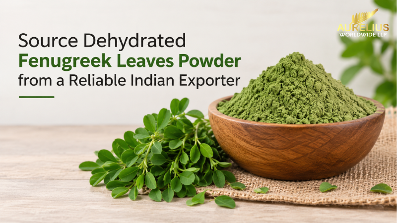 Source Dehydrated Fenugreek Leaves Powder from a Reliable Indian Exporter