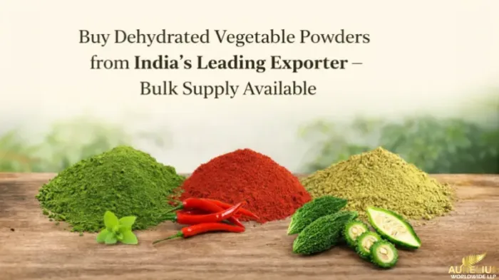 Buy Dehydrated Vegetable Powders from India’s Leading Exporter – Bulk Supply Available